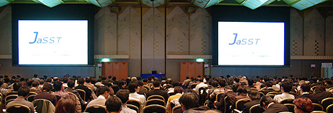 写真:会場内