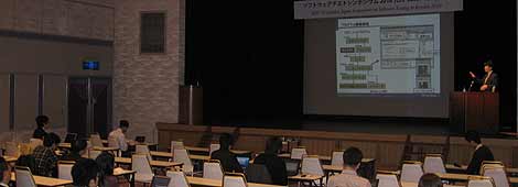 写真:会場内