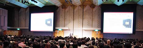写真:会場内