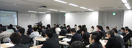 写真:会場内