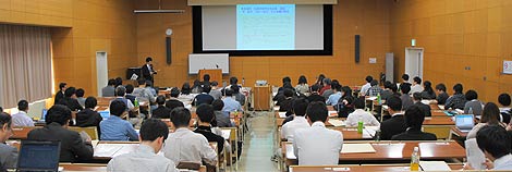 写真:会場内